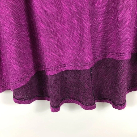Ava & Viv Mesh Dolman Sleeve Knit Top Purple 2X - Picture 3 of 7